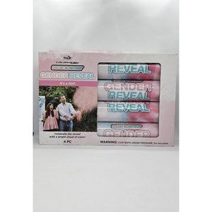 Tulip Color Blasters Gender Reveal PINK Its A Girl Set Of 4 NEW In Sealed Box